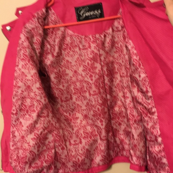 Guess brand hot pink jacket - Picture 4 of 6